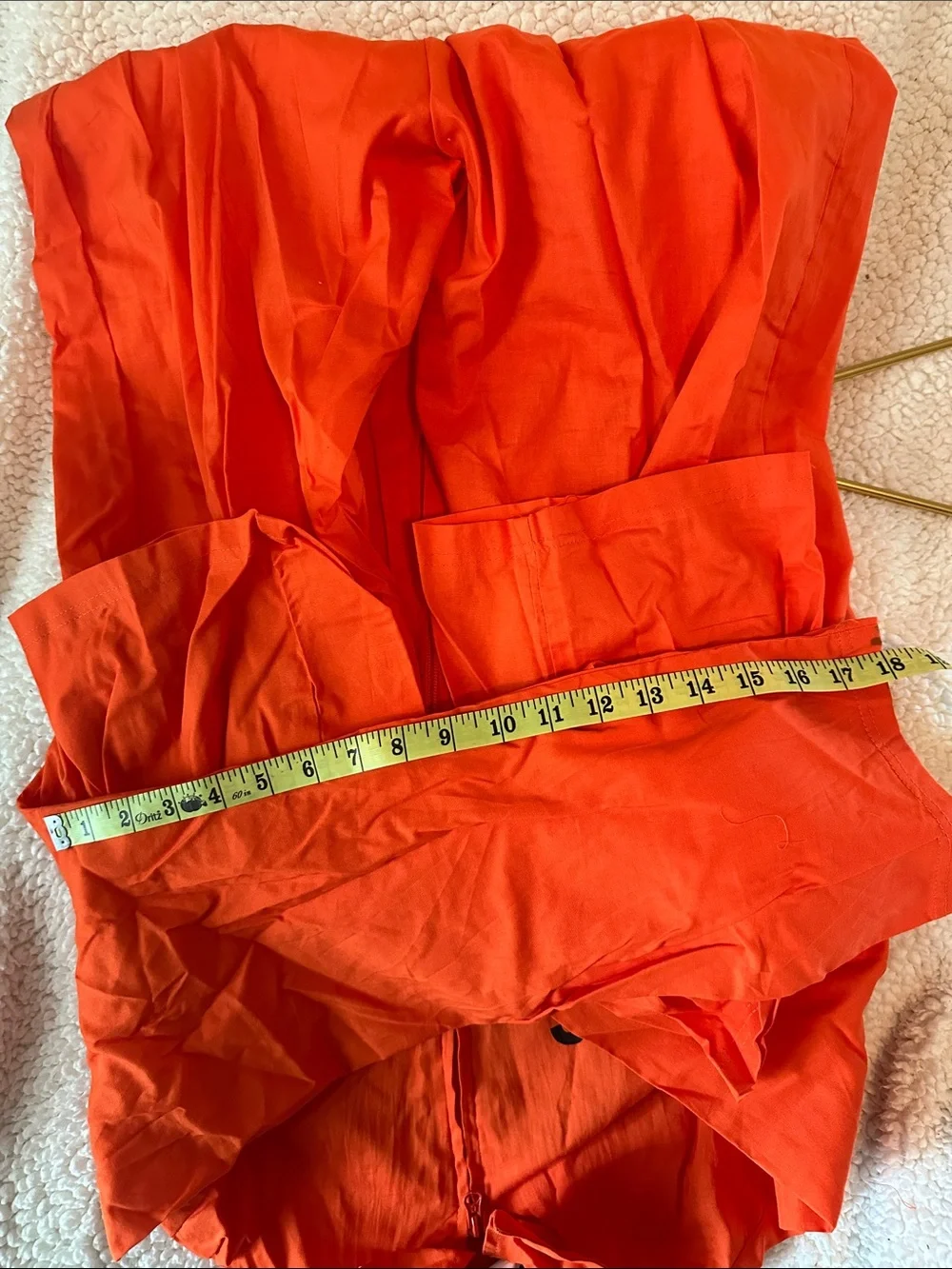 Spirit Bright Orange DOC Men's One-Piece Bodysuit - Picture 9 of 12